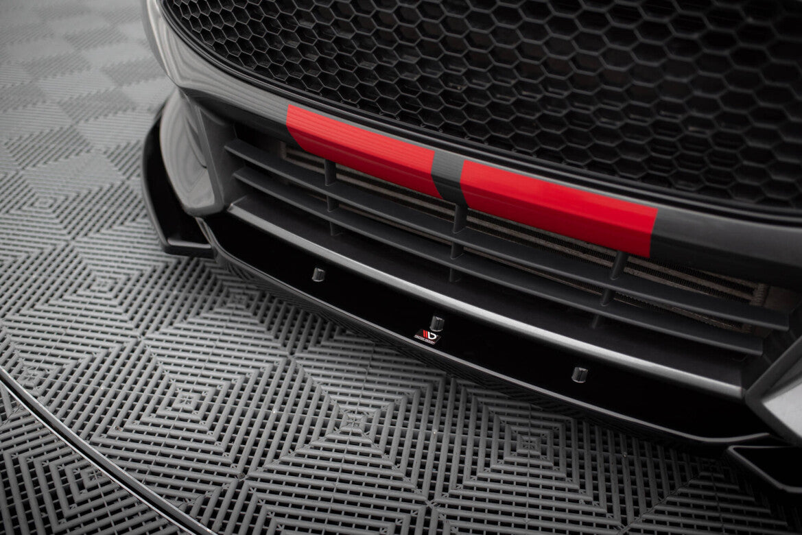 Frontlippe V.5 passend für Ford Focus ST Mk3 FL schwarz Hochglanz