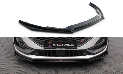 Frontlippe V.5 passend für Ford Focus ST / ST-Line Mk4 FL schwarz Hochglanz