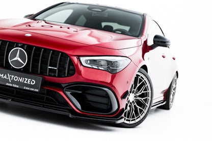 Frontlippe V.5 passend für Mercedes-AMG CLA 45 Aero C118 schwarz Hochglanz