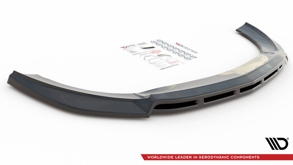 Frontlippe V.5 passend für Mercedes V-Klasse AMG-Line W447 schwarz Hochglanz