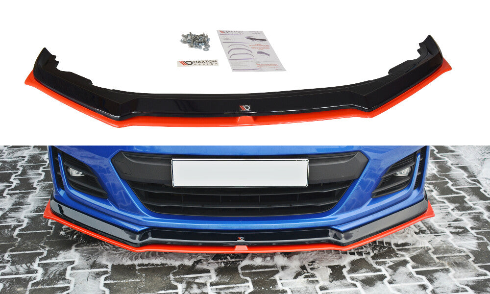 Frontlippe V.5 passend für Subaru BRZ Mk1 FL schwarz Hochglanz
