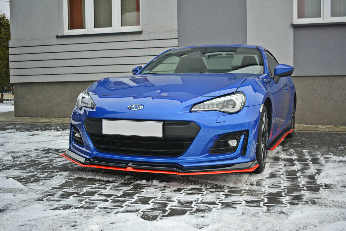 Frontlippe V.5 passend für Subaru BRZ Mk1 FL schwarz Hochglanz