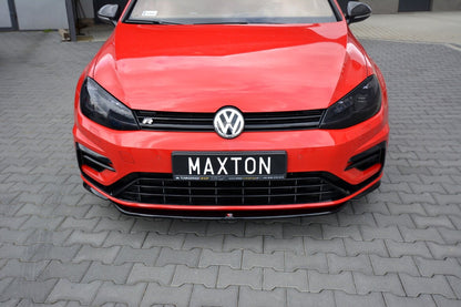 Frontlippe V.5 passend für VW Golf 7 R / R-Line FL schwarz matt