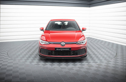 Frontlippe V.5 passend für VW Golf GTI / GTE / GTD / R-Line Mk8 schwarz Hochglanz