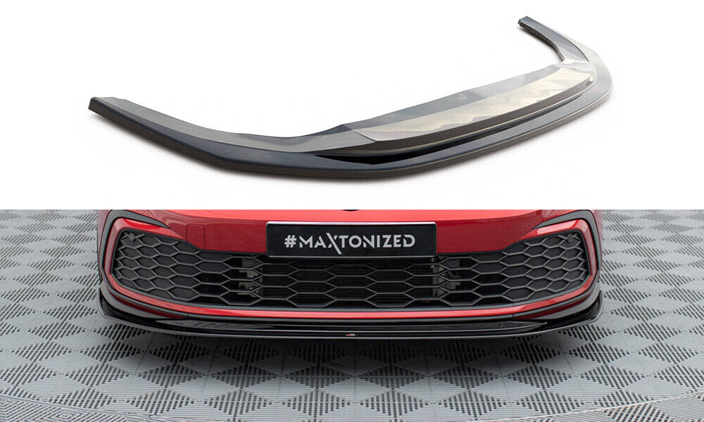 Frontlippe V.5 passend für VW Golf GTI / GTE / GTD / R-Line Mk8 schwarz Hochglanz