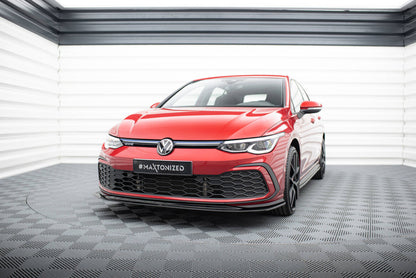 Frontlippe V.5 passend für VW Golf GTI / GTE / GTD / R-Line Mk8 schwarz Hochglanz