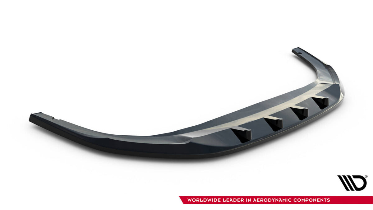 Frontlippe V.5 passend für VW Golf GTI / GTE / R-Line Mk8 FL schwarz Hochglanz