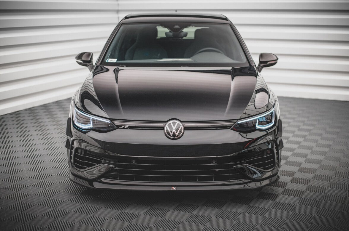 Frontlippe V.5 passend für VW Golf R Hatchback / Variant Mk8 schwarz Hochglanz
