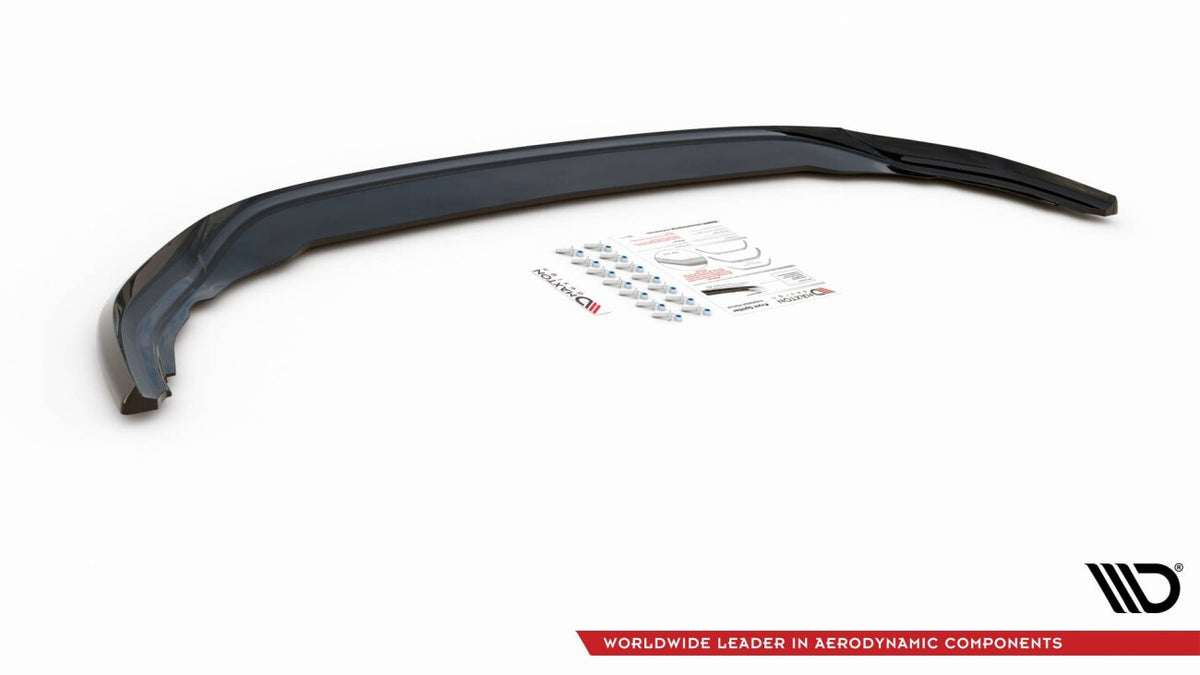 Frontlippe V.5 passend für VW Golf R Hatchback / Variant Mk8 schwarz Hochglanz