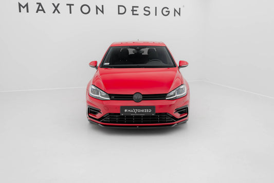 Frontlippe V.5 passend für VW Golf R / R-Line Mk7 FL schwarz Hochglanz