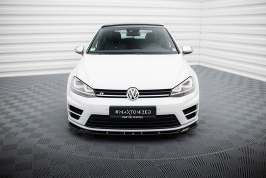 Frontlippe V.5 passend für VW Golf R / R-Line Mk7 schwarz Hochglanz