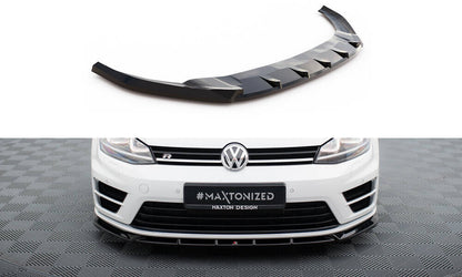 Frontlippe V.5 passend für VW Golf R / R-Line Mk7 schwarz Hochglanz