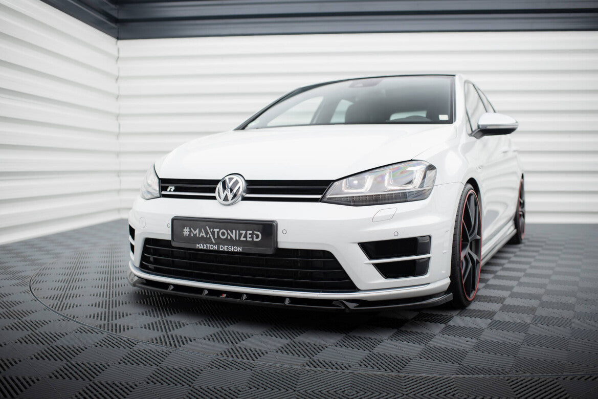 Frontlippe V.5 passend für VW Golf R / R-Line Mk7 schwarz Hochglanz