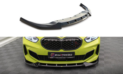 Frontlippe V.6 passend für BMW 1er M-Paket / M135i / 128ti F40 schwarz Hochglanz