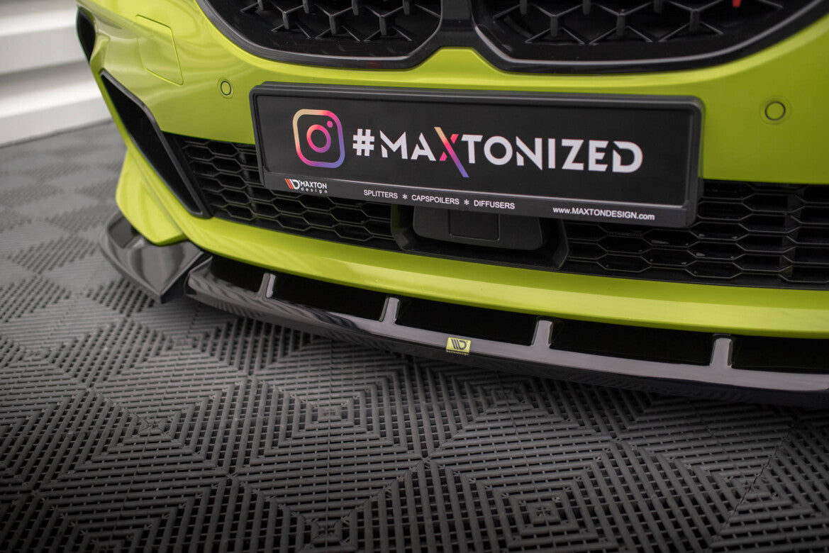 Frontlippe V.6 passend für BMW 1er M-Paket / M135i / 128ti F40 schwarz Hochglanz