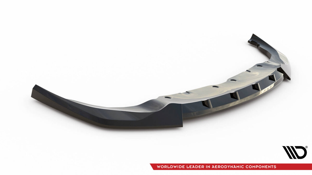 Frontlippe V.6 passend für BMW 1er M-Paket / M135i / 128ti F40 schwarz Hochglanz
