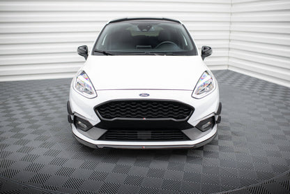 Frontlippe V.6 passend für Ford Fiesta Mk8 ST / ST-Line schwarz Hochglanz