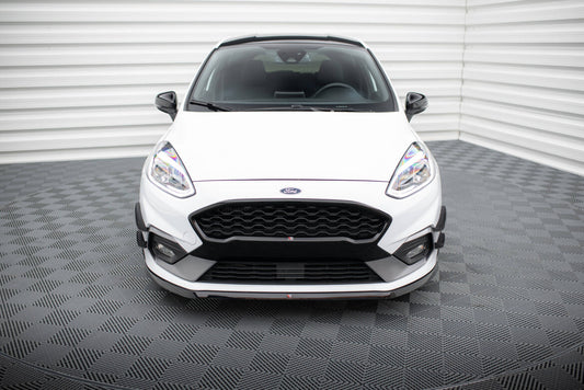 Frontlippe V.6 passend für Ford Fiesta Mk8 ST / ST-Line schwarz Hochglanz