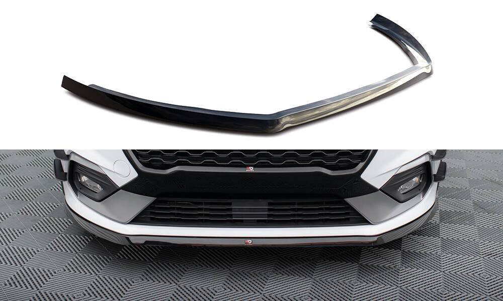 Frontlippe V.6 passend für Ford Fiesta Mk8 ST / ST-Line schwarz Hochglanz