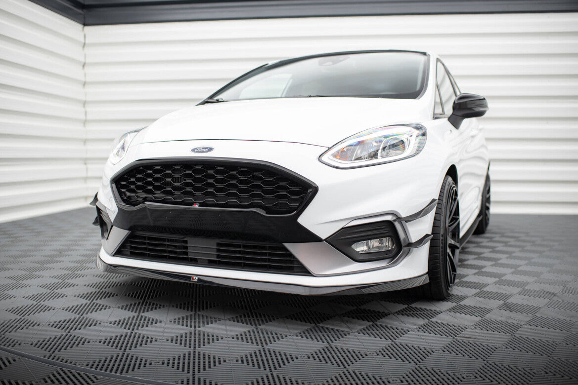 Frontlippe V.6 passend für Ford Fiesta Mk8 ST / ST-Line schwarz Hochglanz