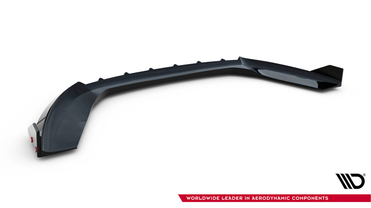 Frontlippe V.6 passend für Ford Fiesta ST Mk7 FL schwarz Hochglanz + Flaps matt