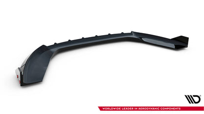 Frontlippe V.6 passend für Ford Fiesta ST Mk7 FL schwarz Hochglanz + Flaps matt