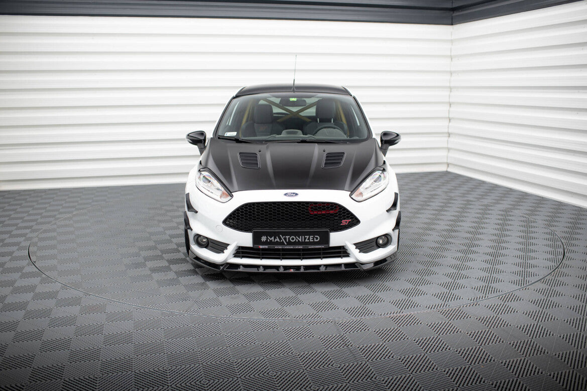 Frontlippe V.6 passend für Ford Fiesta ST Mk7 FL schwarz Hochglanz
