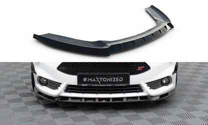Frontlippe V.6 passend für Ford Fiesta ST Mk7 FL schwarz Hochglanz