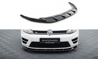 Frontlippe V.6 passend für VW Golf R / R-Line Mk7 schwarz Hochglanz