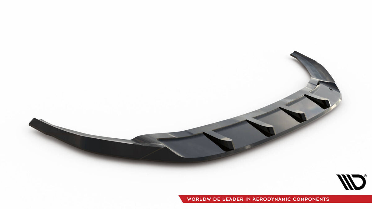 Frontlippe V.6 passend für VW Golf R / R-Line Mk7 schwarz Hochglanz