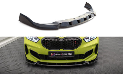 Frontlippe V.7 passend für BMW 1er M-Paket / M135i / 128ti F40 schwarz Hochglanz