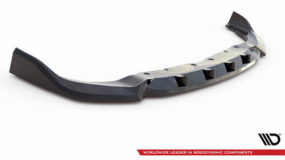 Frontlippe V.7 passend für BMW 1er M-Paket / M135i / 128ti F40 schwarz Hochglanz