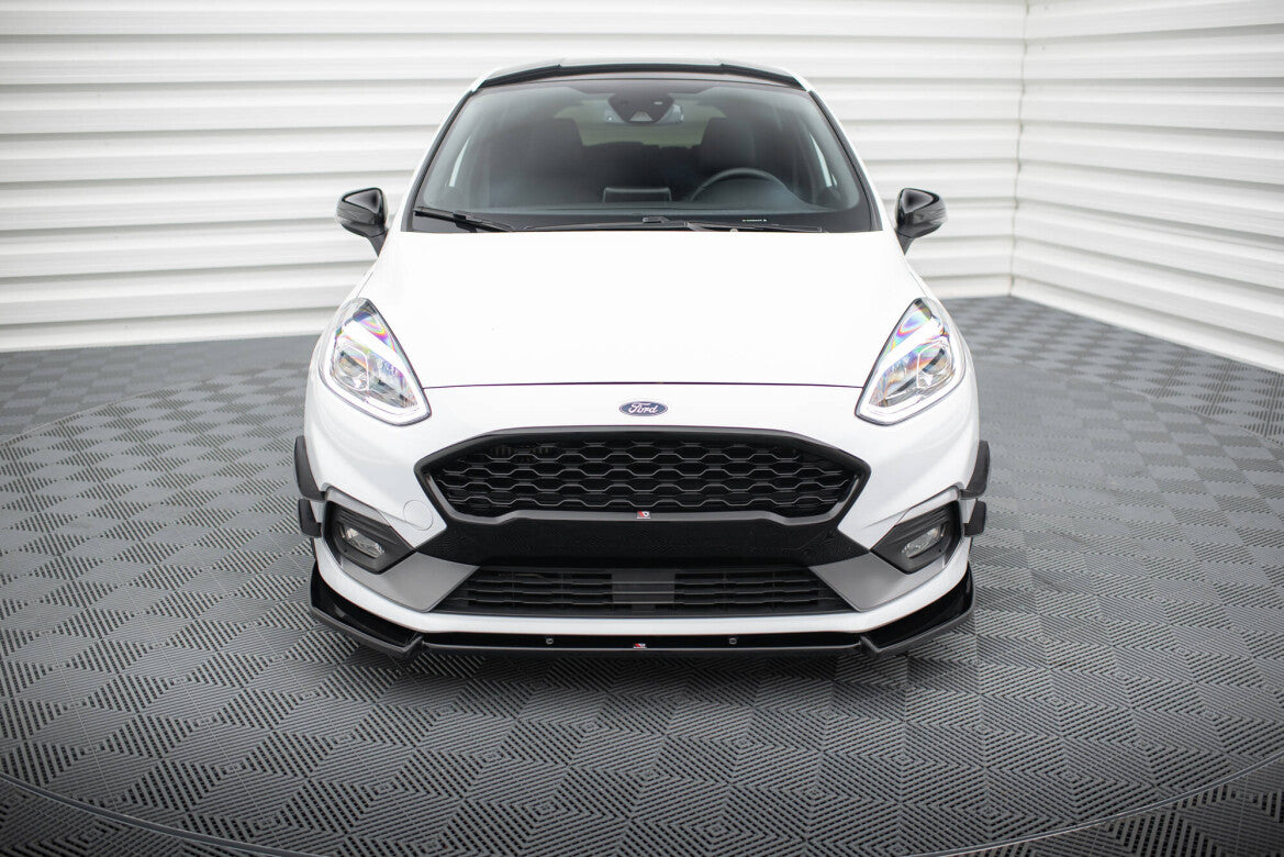 Frontlippe V.7 passend für Ford Fiesta Mk8 ST / ST-Line schwarz Hochglanz