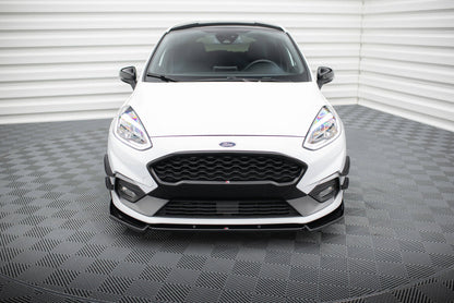 Frontlippe V.7 passend für Ford Fiesta Mk8 ST / ST-Line schwarz Hochglanz