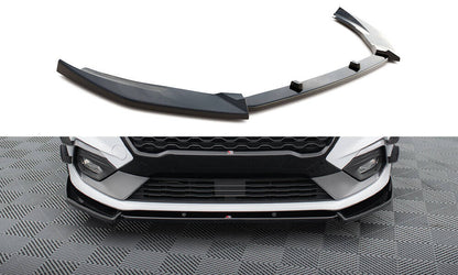 Frontlippe V.7 passend für Ford Fiesta Mk8 ST / ST-Line schwarz Hochglanz