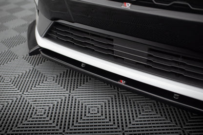 Frontlippe V.7 passend für Ford Fiesta Mk8 ST / ST-Line schwarz Hochglanz