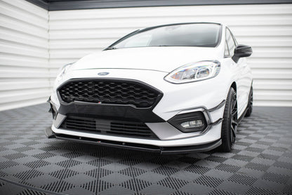 Frontlippe V.7 passend für Ford Fiesta Mk8 ST / ST-Line schwarz Hochglanz
