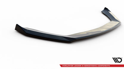 Frontlippe V.7 passend für Seat Leon CUPRA / FR Mk3 FL schwarz Hochglanz