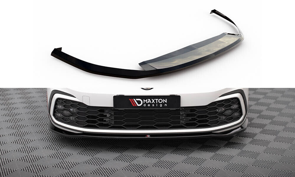 Frontlippe V.7 passend für VW Golf GTI / GTE / GTD / R-Line Mk8 schwarz Hochglanz