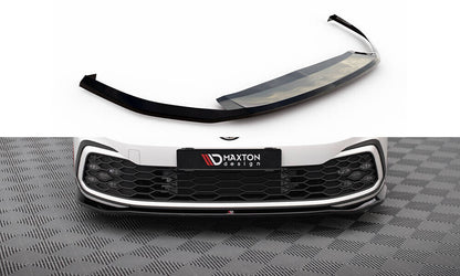 Frontlippe V.7 passend für VW Golf GTI / GTE / GTD / R-Line Mk8 schwarz Hochglanz
