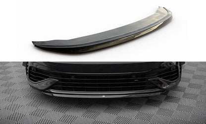 Frontlippe V.7 passend für VW Golf R Hatchback / Variant Mk8 schwarz Hochglanz