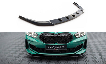 Frontlippe V.9 passend für BMW M135i F40 schwarz Hochglanz