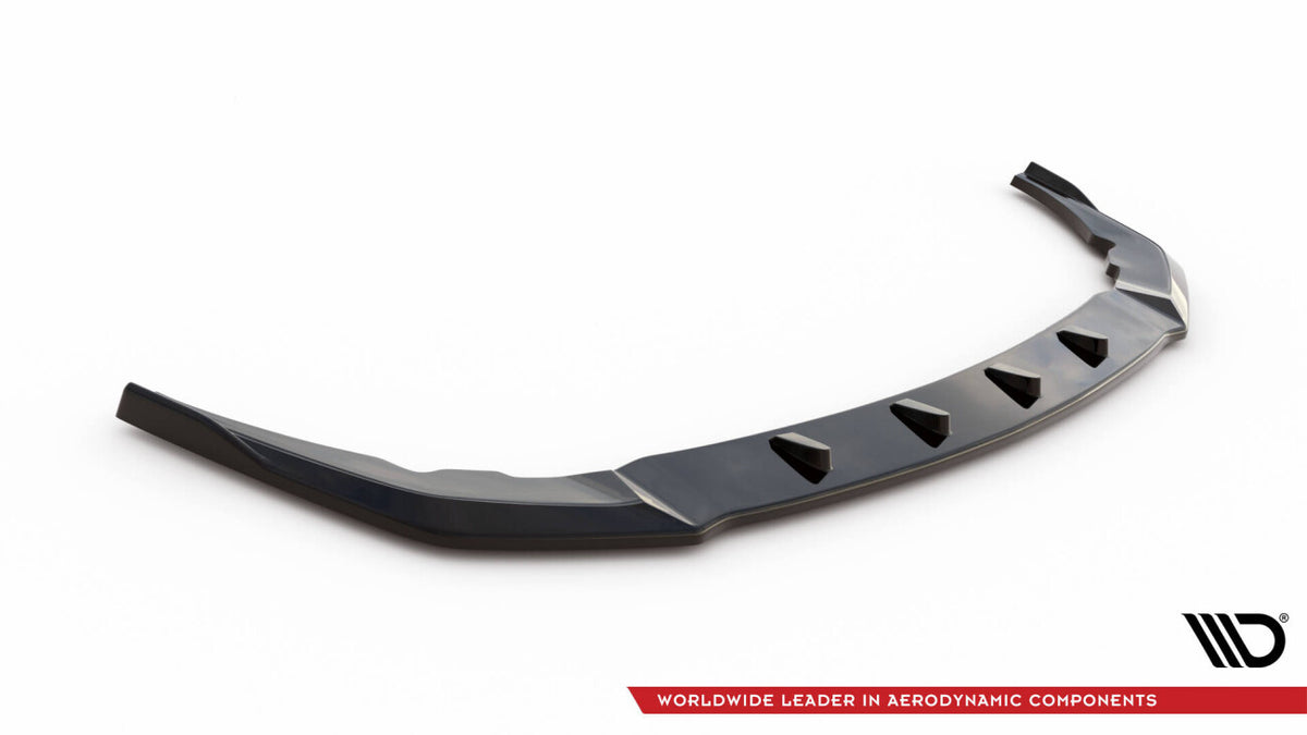 Frontlippe V.9 passend für BMW M135i F40 schwarz Hochglanz