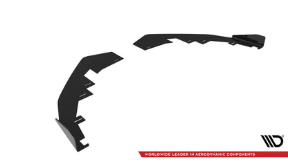 Frontlippen Flaps passend für Audi A3 S-Line Limousine / S3 Limousine 8Y FL schwarz Hochglanz