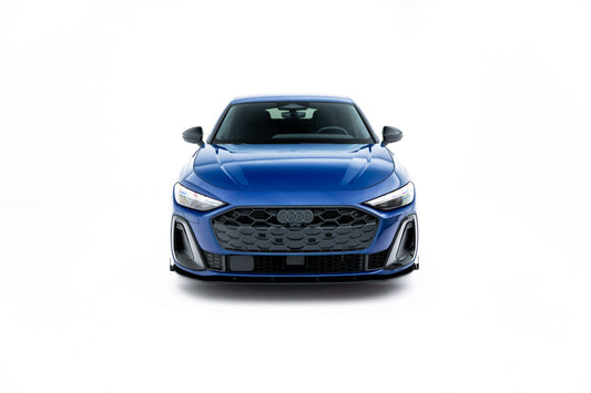 Frontlippen Flaps passend für Audi A5 S-Line / S5 Limousine / Avant B10 schwarz Hochglanz