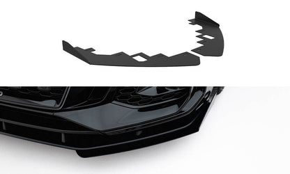 Frontlippen Flaps passend für Audi RS5 Coupe / Sportback F5 schwarz Hochglanz