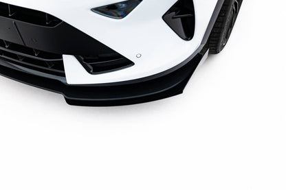 Frontlippen Flaps passend für CUPRA Formentor Mk1 FL schwarz Hochglanz