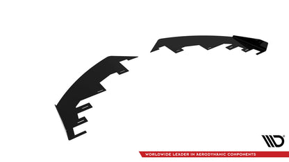 Frontlippen Flaps passend für CUPRA Formentor Mk1 FL schwarz Hochglanz