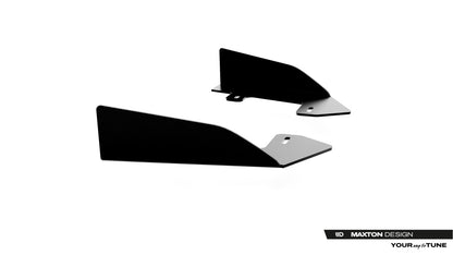 Frontlippen Flaps passend für CUPRA Leon ST / Hatchback Mk1 FL schwarz Hochglanz