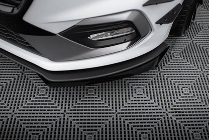 Frontlippen Flaps passend für Ford Fiesta Mk8 ST / ST-Line schwarz Hochglanz
